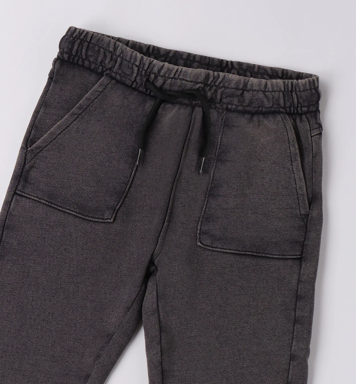 Sarabanda pantaloni tuta bambino comodi elasticizzati grigio - immagine 5