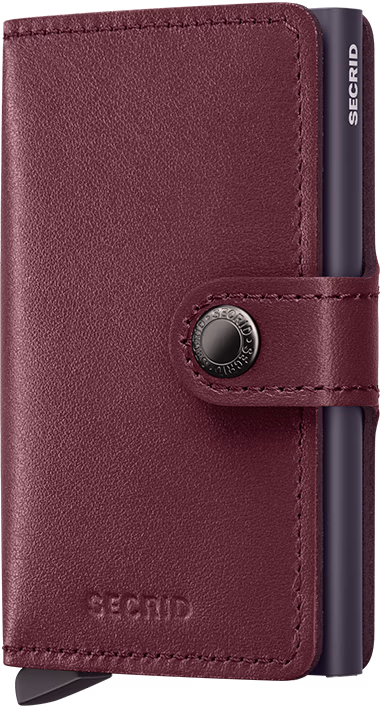 SECRID mini portafoglio miniwallet original cranberry bordeaux
