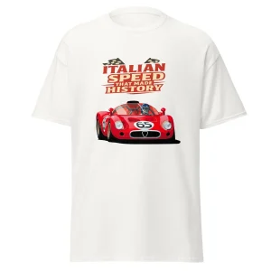 Maglietta Alfa Romeo Tipo 33 Stradale | T-shirt Italian Speed Iconica