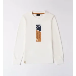 Maglietta Bianca per ragazzo da 8 a 16 anni Sarabanda 0A521 0112