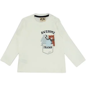 Maglietta girocolla per neonato da 6mesi a 24mesi Y-Clù BYN10713