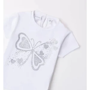 Maglietta per bambina da 3anni a 8 anni Sarabanda 0B313