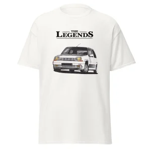 Maglietta Renault 5 GT Turbo – T-shirt per veri fan dell’auto iconica