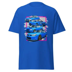 Maglietta Subaru Impreza WRX STI - T-shirt per veri fan dell'evoluzione dei modelli
