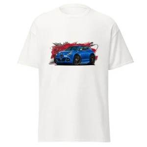 Maglietta T-shirt dedicata ai fan Alfa Romeo Giulietta Blu Misano | Stampa artistica