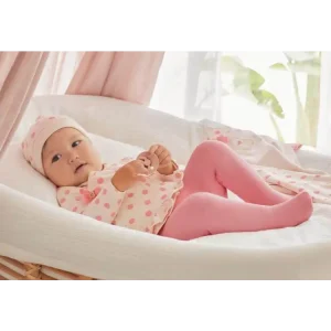 Completo neonata Mayoral Better Cotton rosa a pois
