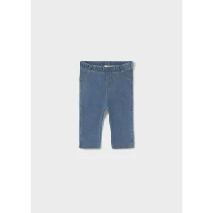 Leggings neonata Mayoral 0-18 mesi in denim elasticizzato