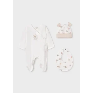 Set regalo 3 pezzi con Tutina neonato 0-18mesi Mayoral 9907