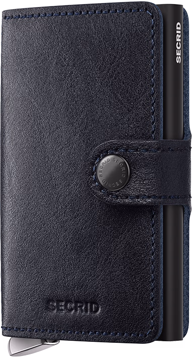 SECRID Premium Miniwallet in pelle INK nero