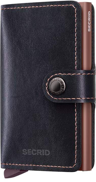 SECRID mini portafoglio miniwallet Mirum nero rosa