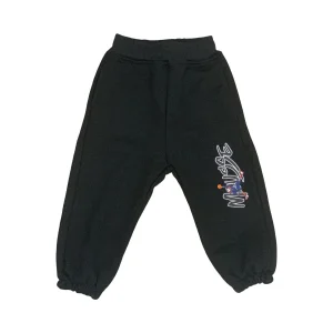 Pantalone Tuta bambino nero con il logo Mousse