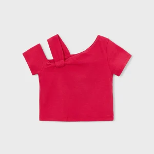 T-shirt asimmetrica bambina Mayoral