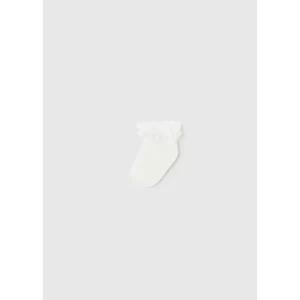 Calze corte cerimonia LENZING™ ECOVERO™ Panna neonata 0-18mesi Mayoral 9713 14