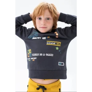 Felpa felpata per bimbo girocollo per bambino 18mesi-8 anni boboli 327013