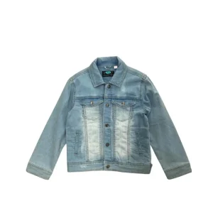 Giacca Jeans stretch slavata per bimbo 7anni Sarabanda 0S177