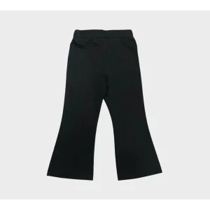 Pantaloni a zampa bambina neri comodi