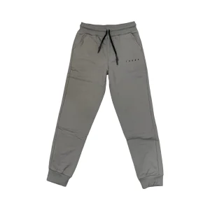 Pantaloni in Felpa Grigi Bambino – LAB84, Regular Fit con Elastico e Tasche