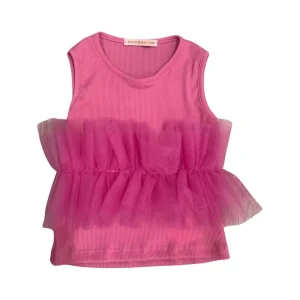 Top corto Fuxia per ragazza da 8 a 16anni PARIS HILTON PHJTP4616