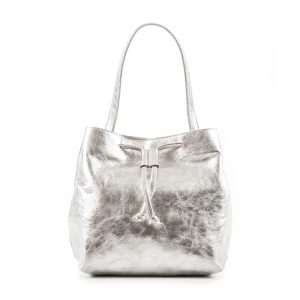 Sole – Argento | Borsa a secchiello