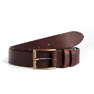 Cintura Cuoio Ingrassato – Marrone