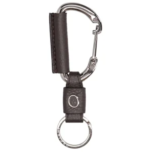 ORCIANI Portachiavi Micron ebano in pelle