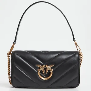 PINKO BORSA Love Click Mini in pelle nero