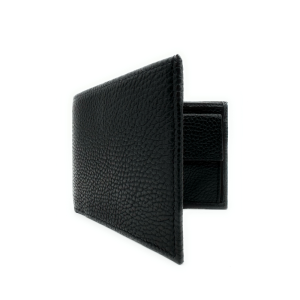 Portafoglio uomo con portamonete – Dollaro – Nero