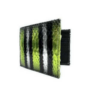 Portafoglio uomo – Pitone – Verde