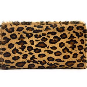 Portafoglio in cavallino maculato – Doppia zip