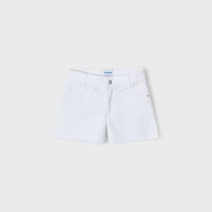 Pantaloncino orlo sfrangiato bambina