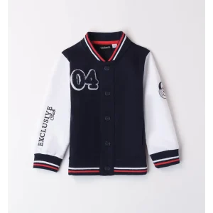 Felpa Blu con bottini per Bimbo Sarabanda 8042 B830