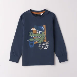 Sarabanda maglietta bambino maniche lunghe coccodrillo