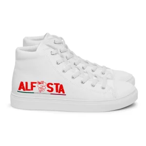 Scarpe Sneakers alte in tela da uomo Alfista Alfa Romeo