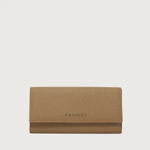 ORCIANI Portafoglio Soft in pelle con protezione RFID BISCOTTO