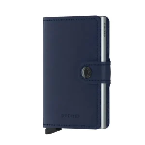 SECRID mini portafoglio miniwallet blu argento