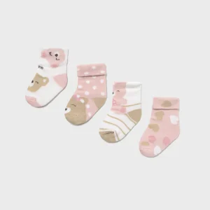Set 4 calze Rosa Baby