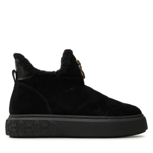 PINKO stivaletto boot YOKO 08 – BOOTIE COW SUEDE nero