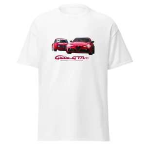 T-shirt Alfa Romeo Giulia Gtam white