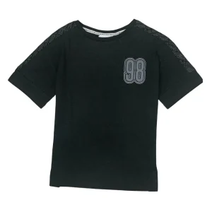 T-SHIRT NERA MANICA CORTA BIKKEMBERGS BK3158