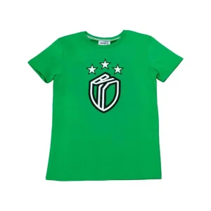 T-SHIRT VERDE MANICA CORTA BIKKEMBERGS BAMBINO