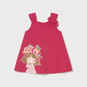 Vestito con manica nodo baby girl Mayoral