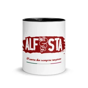 Tazza con interno colorato Alfista Alfa Romeo
