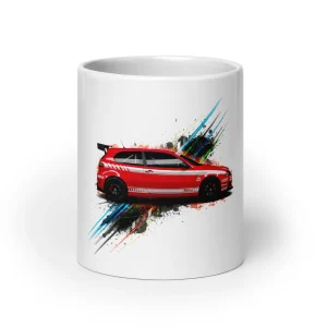 Tazza personalizzata da tè e caffè per amanti dell'Alfa Romeo 147 Blackline