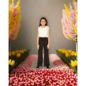 Top Body elegante tulle ragazza da 8 a 16 anni Y-Clù Y21043