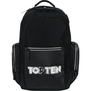 TOP TEN – Backpack bag “Cool Fighter” – black, 52,5 cm x 33 cm x 17 cm