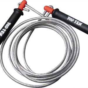 Jump rope PVC with rope made of steel, Transparent