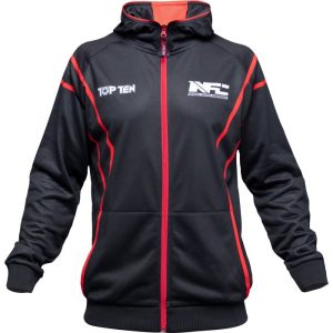 TOP TEN – FELPA CON CAPPUCCIO E ZIP “NFC”