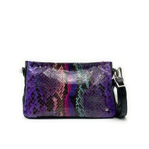 Bustina a tracolla – Pitone – Viola