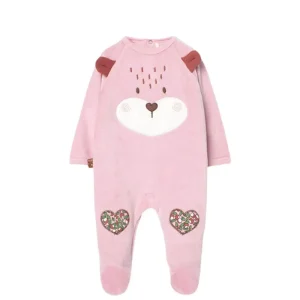 Boboli Tutina Ciniglia Neonato Rosa Morbida e Calda