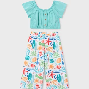 Coordinato pantalone lungo bambina Mayoral